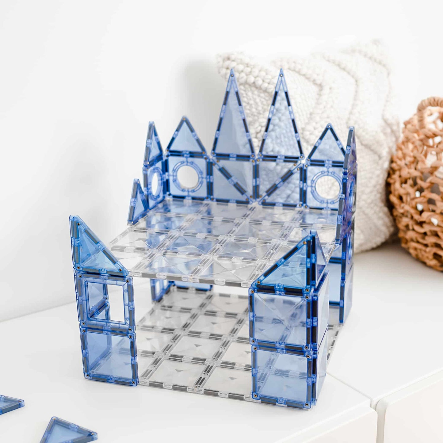 澳洲Connetix磁力片天花板-2pc Clear Base Plate Pack
