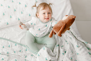 Nest Designs Bamboo Jersey Two-Piece Long Sleeve PJ Set - The Happy Hermit