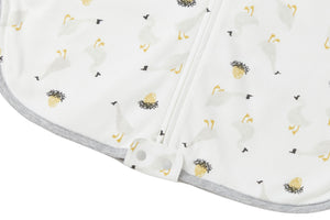 Nest Designs Organic Cotton Swaddle Sleep Bag 1.0 TOG - The Goose & The Golden Egg 0-6M