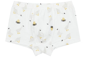 Nest Designs Bamboo Boys Boxer Briefs Underwear (2 Pack) - The Lion & The Goose