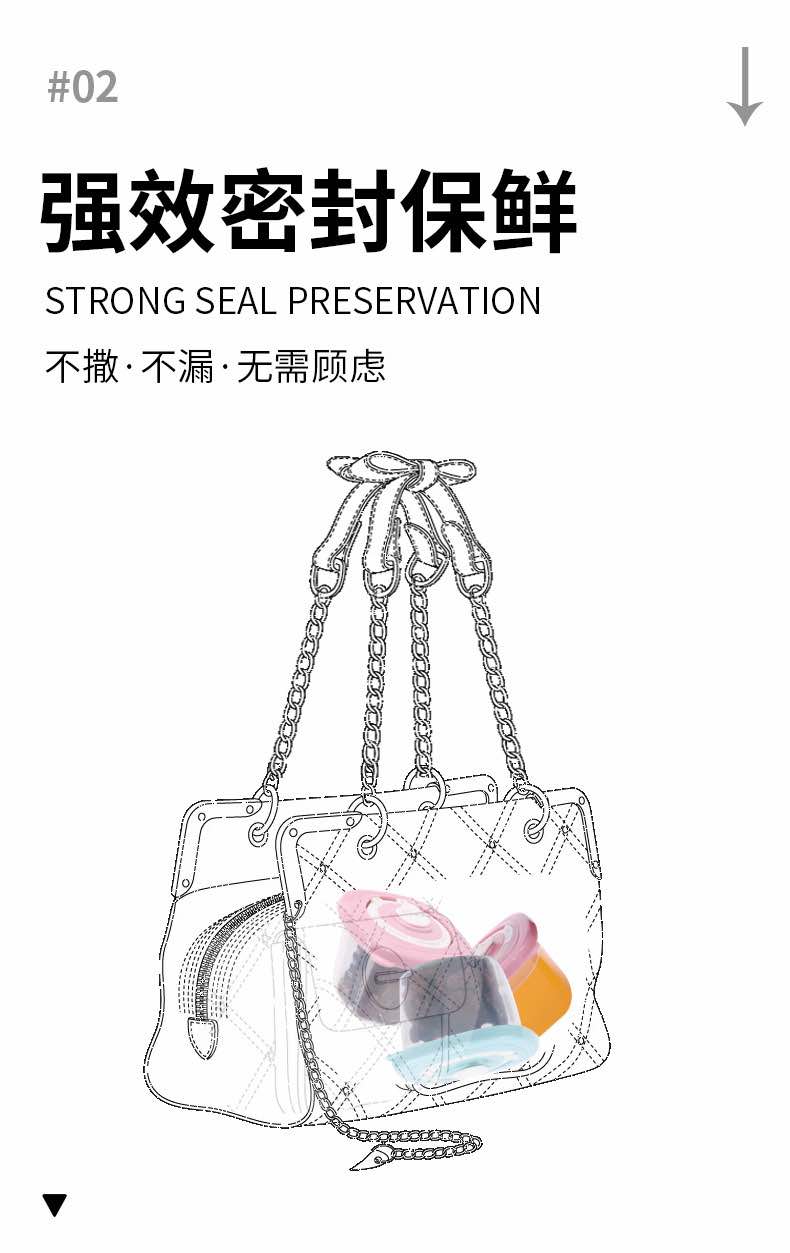 宝宝专用分装保鲜辅食盒全年龄