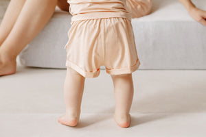 Nest Designs Bamboo Jersey Shorts - Pantone Bellini