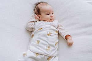 Nest Designs Organic Cotton Startle Stop Sleep Bag 0.5 TOG - The Lion & The Mouse