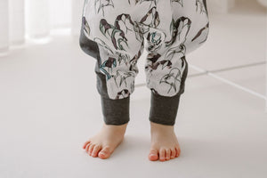 Nest Designs Bamboo Long Sleeve Footed Sleep Bag 1.0 TOG - Penguin Love