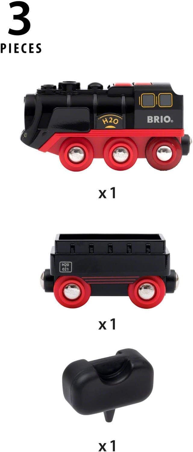 瑞典Brio-Battery-Operated Steaming Train 33884