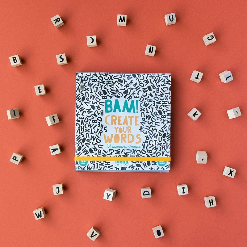 LONDJI BAM! Create Your Words 木质印章