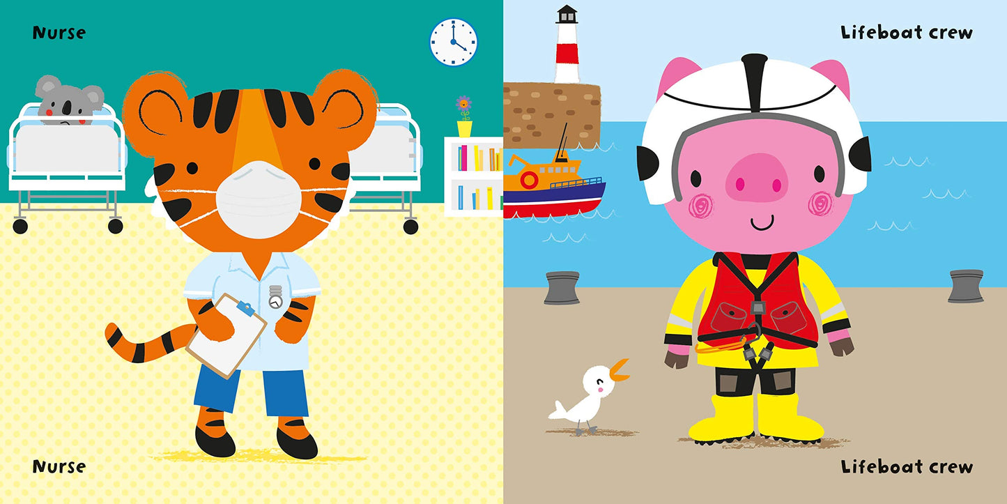 USBORNE Baby's First Mix & Match Emergency