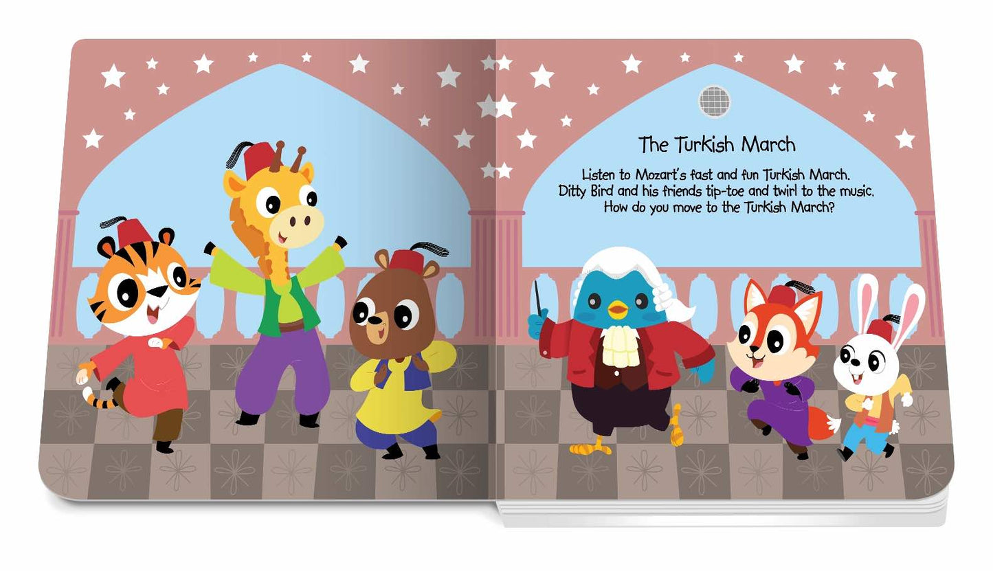 Ditty Bird Musical Book : Music of Mozart | Classical Music