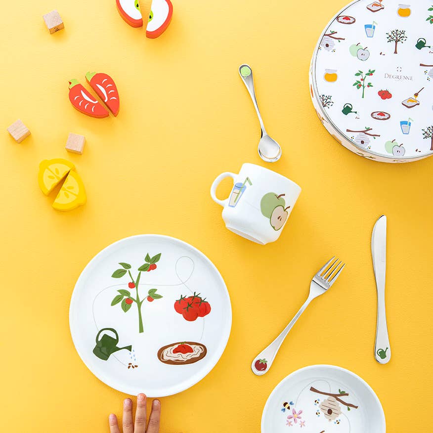 法国Degrenne Pairs Eveil Gourmand - Children 3 Pcs Tableware Set-高奢餐具
