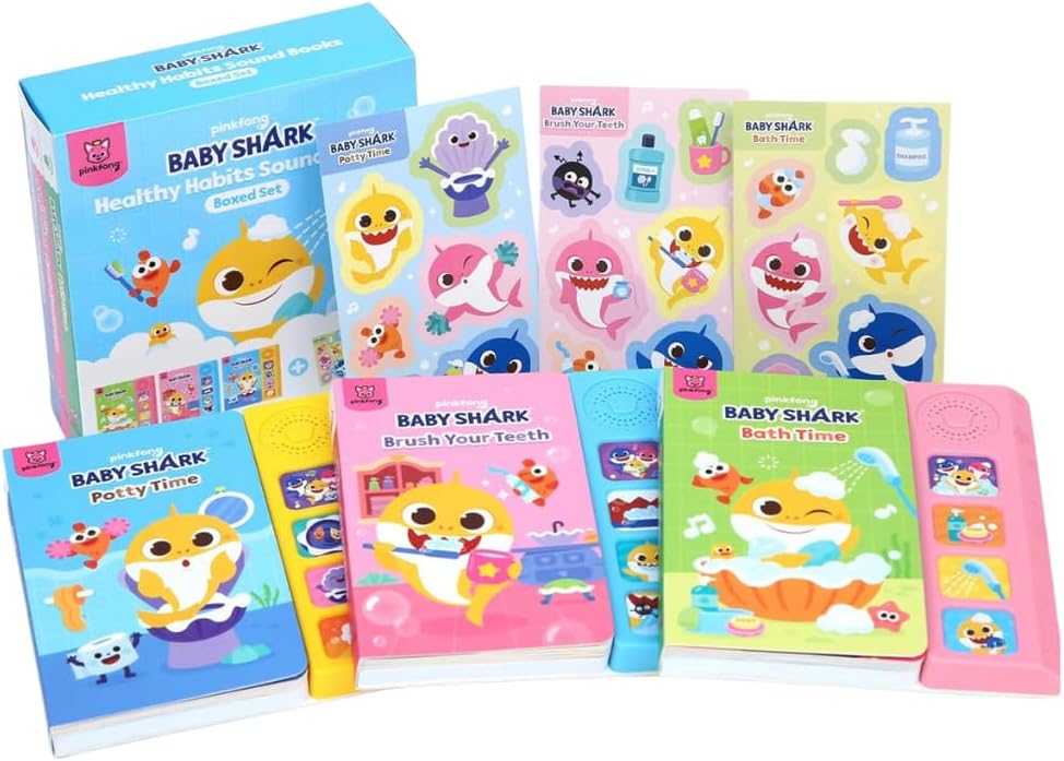 Baby Shark Healthy Habits Sound Books Boxed Set