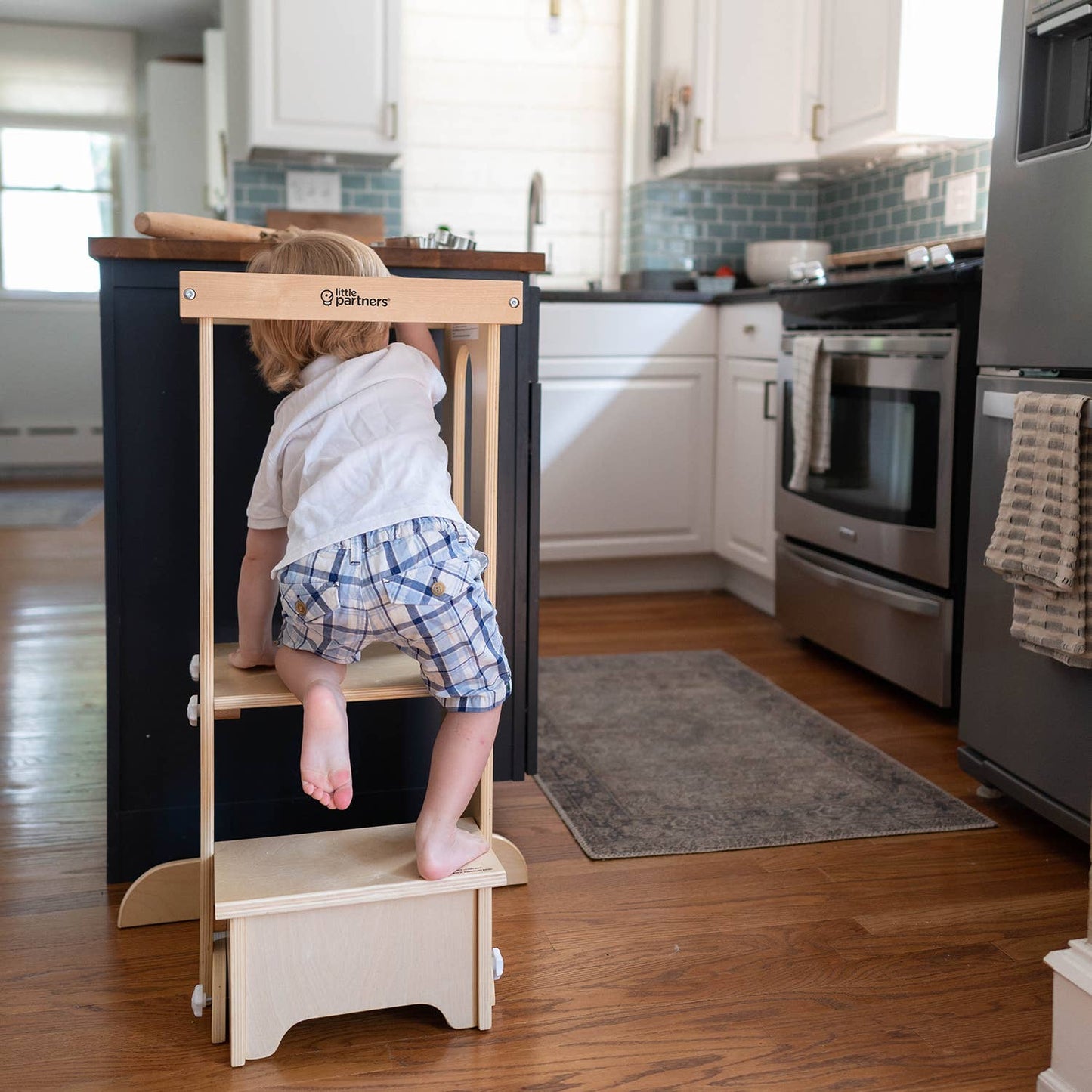 Little Partners Explore 'N Store Learning Tower - Natural