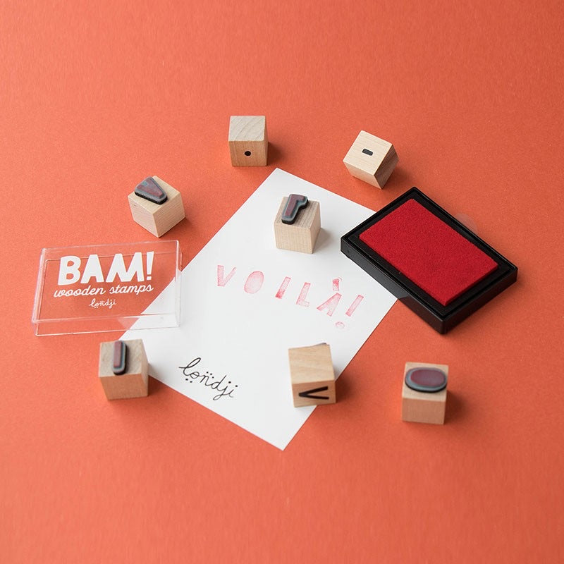 LONDJI BAM! Create Your Words 木质印章