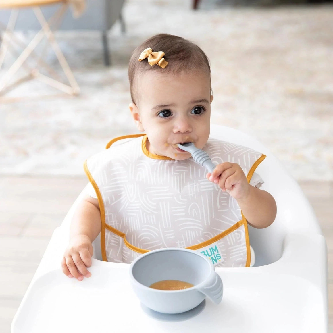 美国Bumkins - Silicone First Feeding Set