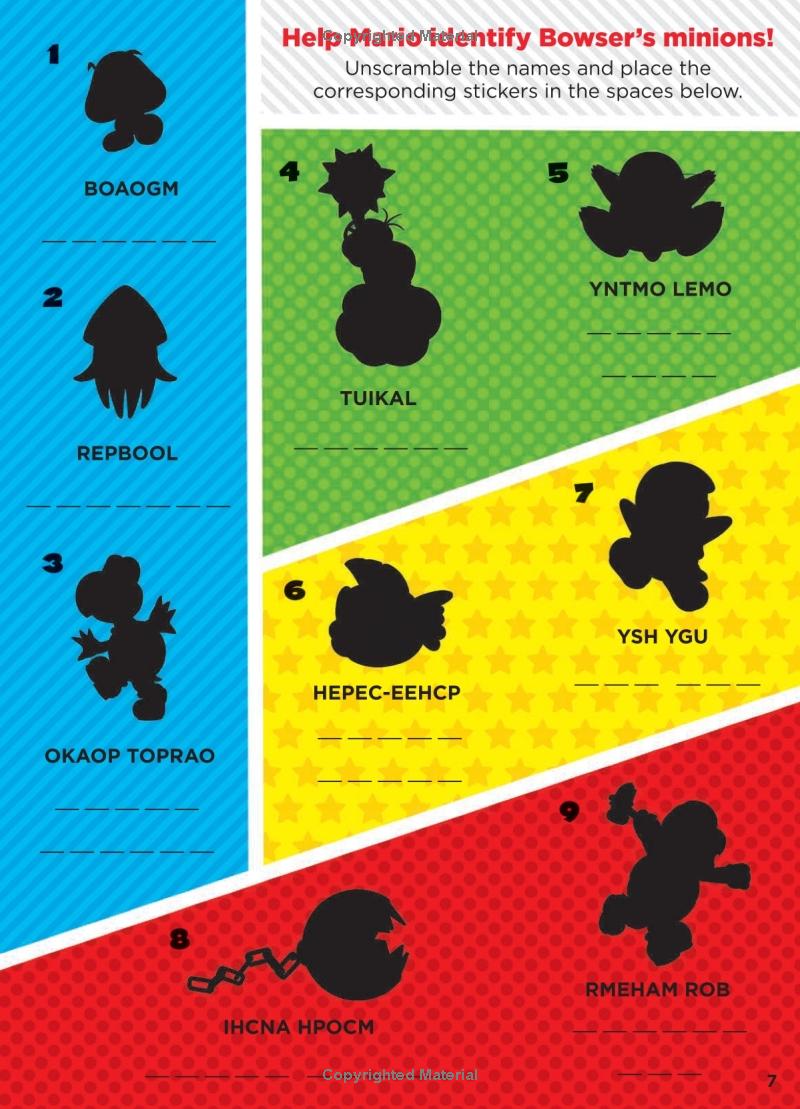 IP绘本Super Mario Sticker Book