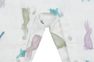 Nest Designs Bamboo Pima Sleeveless Romper - The Tortoise & The Hare