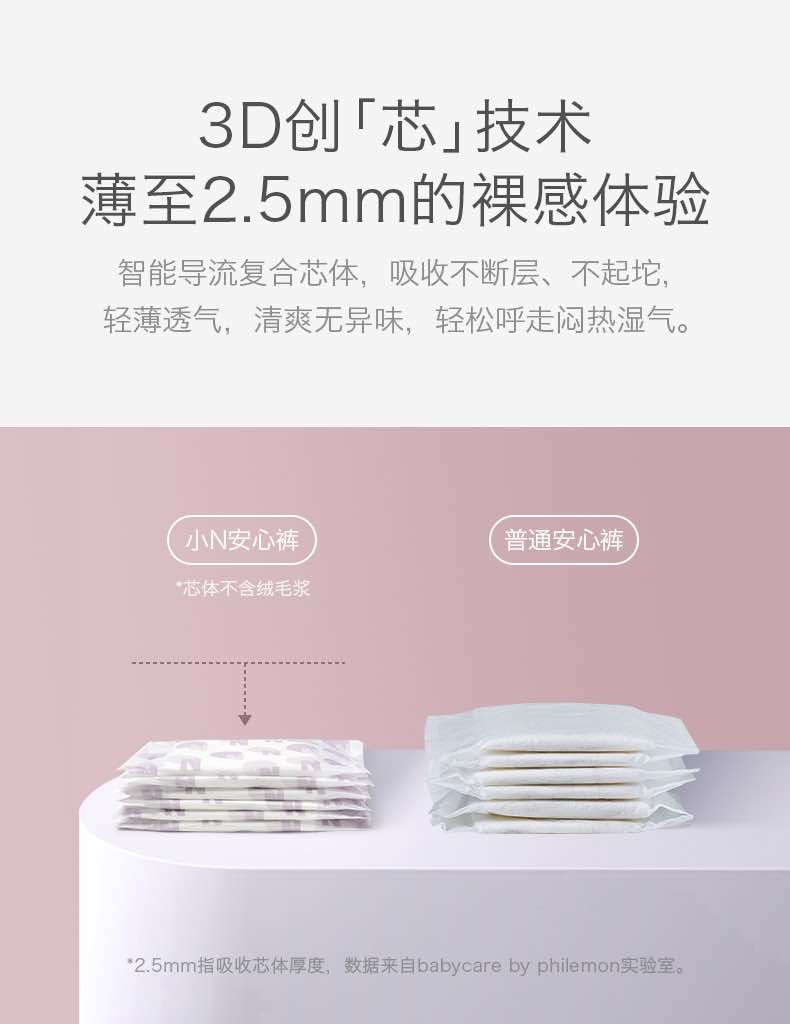 Babycare产后夜用安心裤两片装