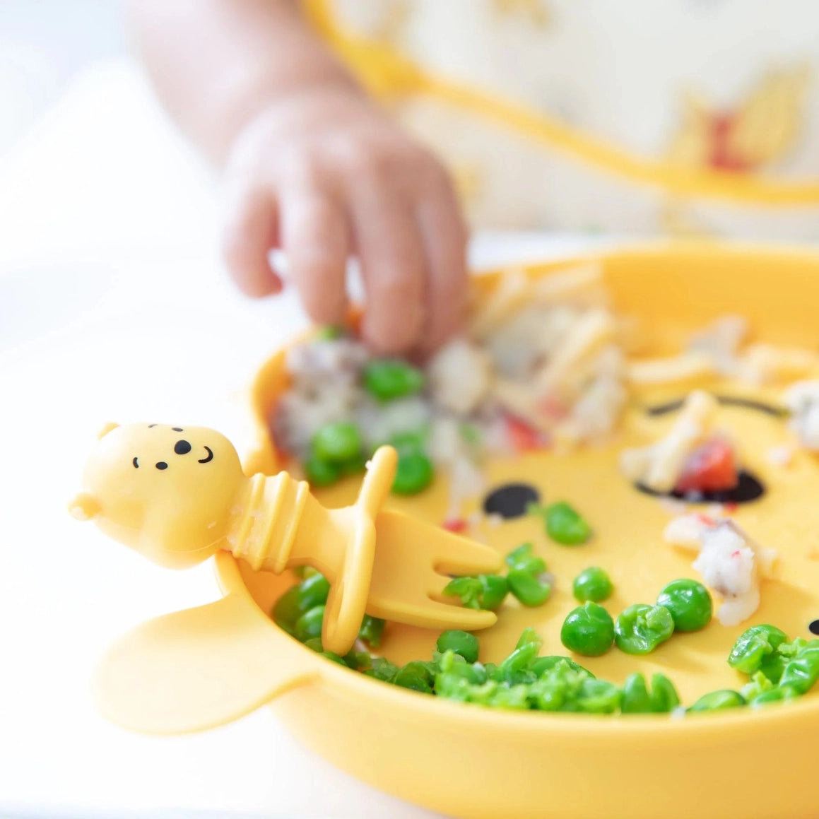 美国Bumkins - Winnie the Pooh Silicone Feeding Set