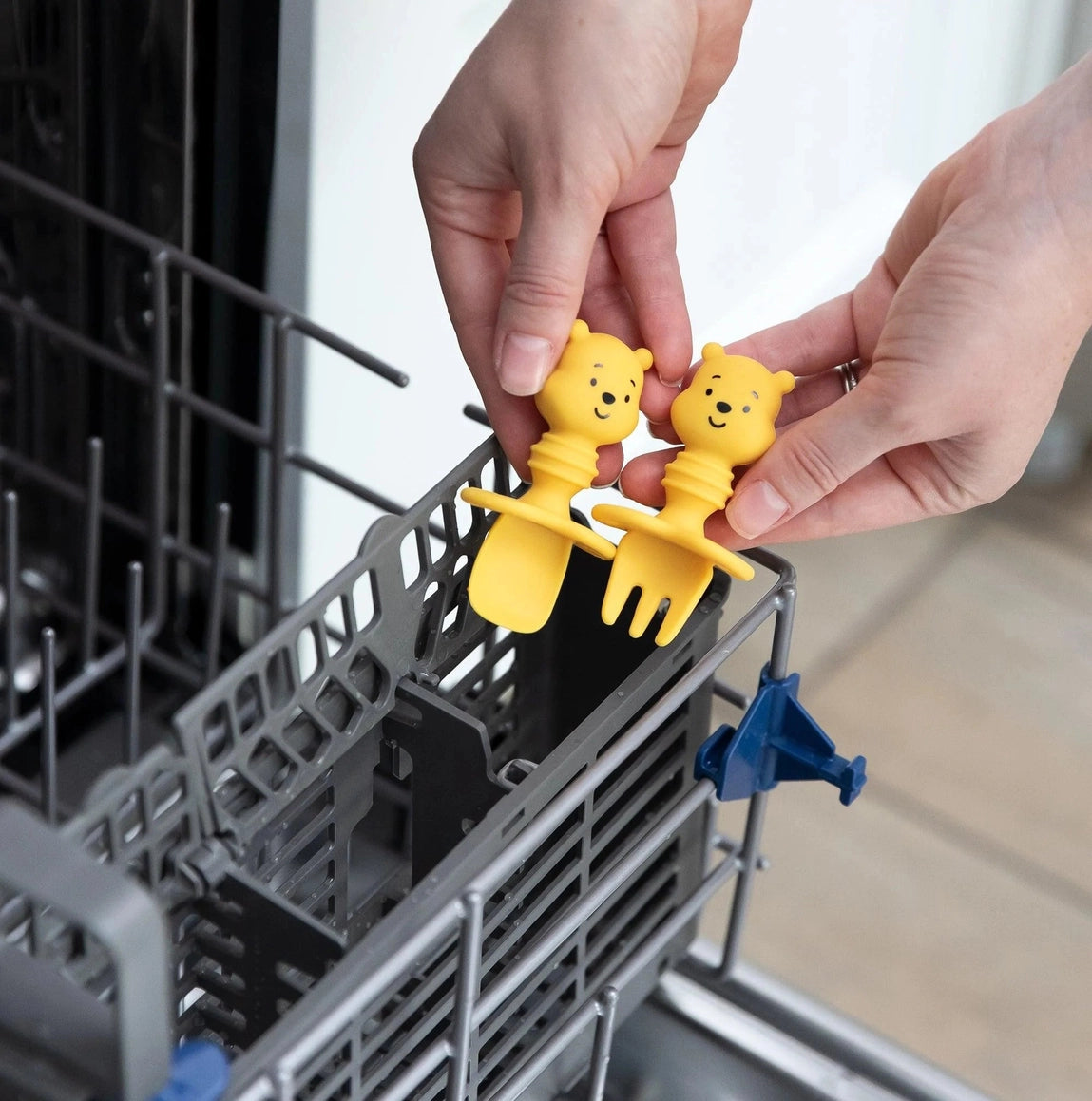 美国Bumkins - Winnie the Pooh Silicone Feeding Set