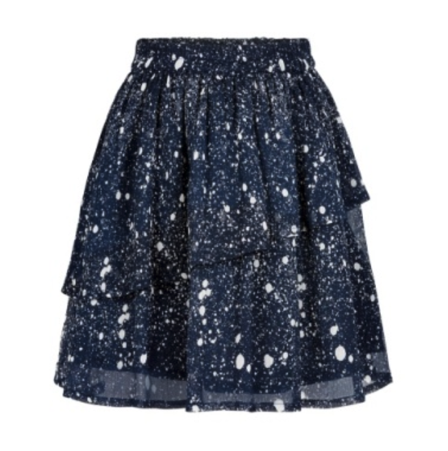 Creamie Skirt Spray Print - Total Eclipse