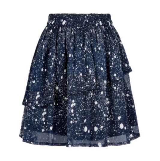 Creamie Skirt Spray Print - Total Eclipse