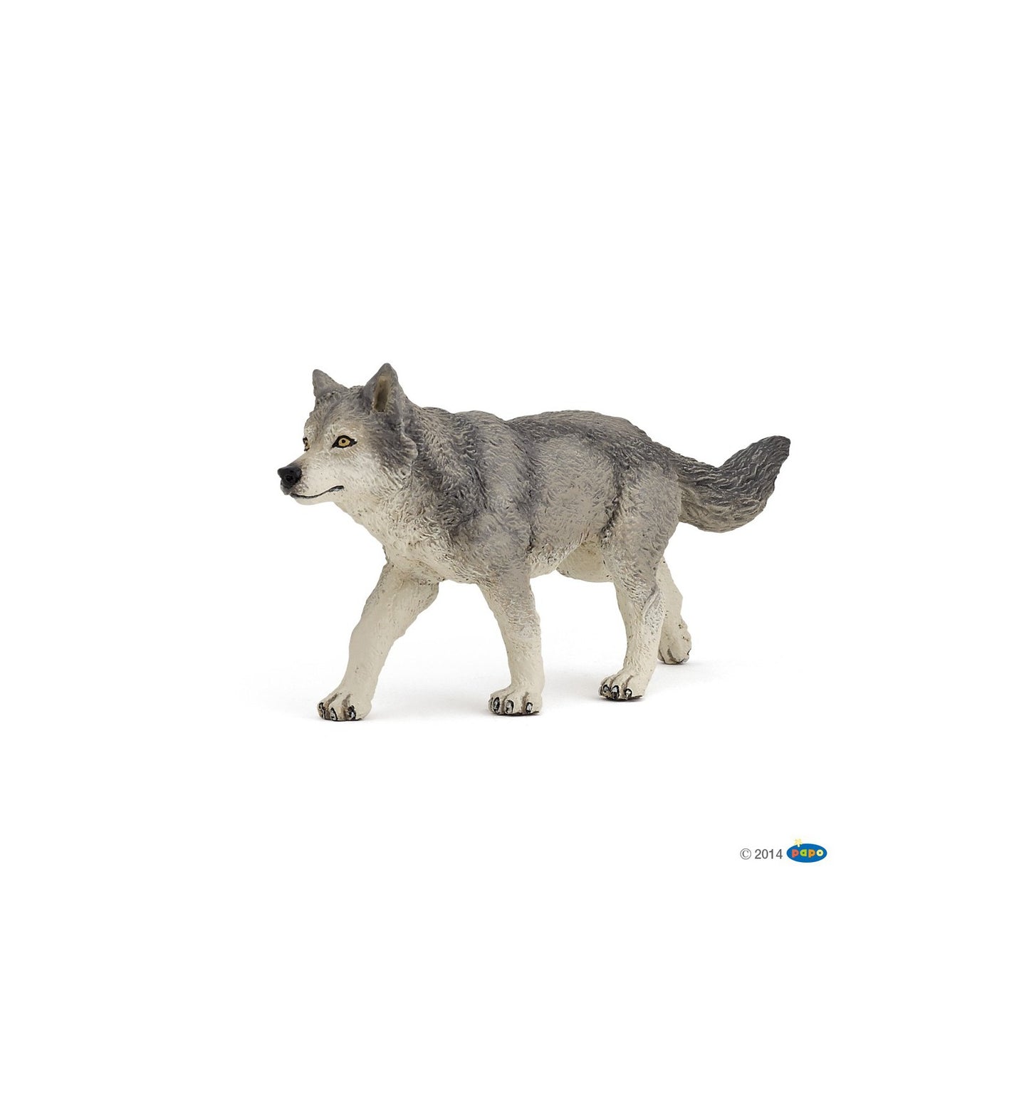 法国 Papo Grey wolf 灰狼