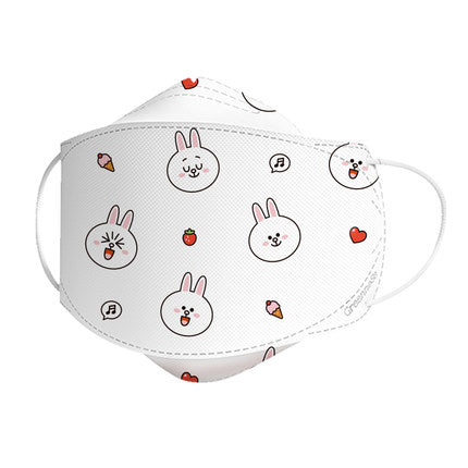 Greennose4-8岁KN94口罩Line Friends联名款