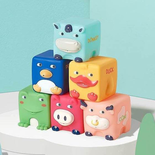 Babycare啃咬软积木0-1岁