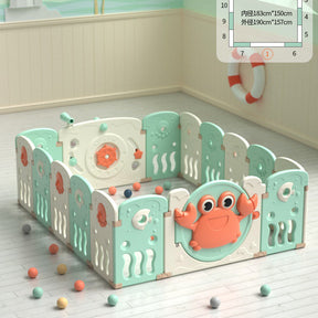 乐亲海洋爬行护垫围栏组合6月以上
