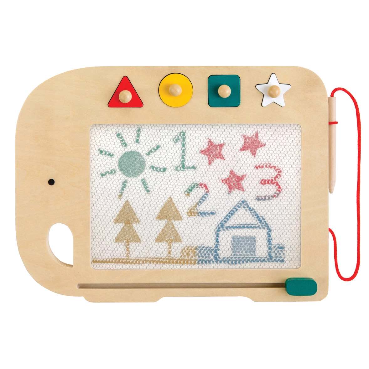 美国Petit Collage Wooden Magic Drawing Board Doodle + Draw