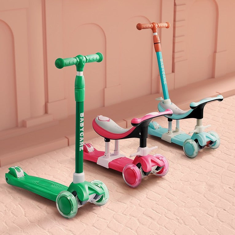 Babycare三合一万用滑板车1-14岁