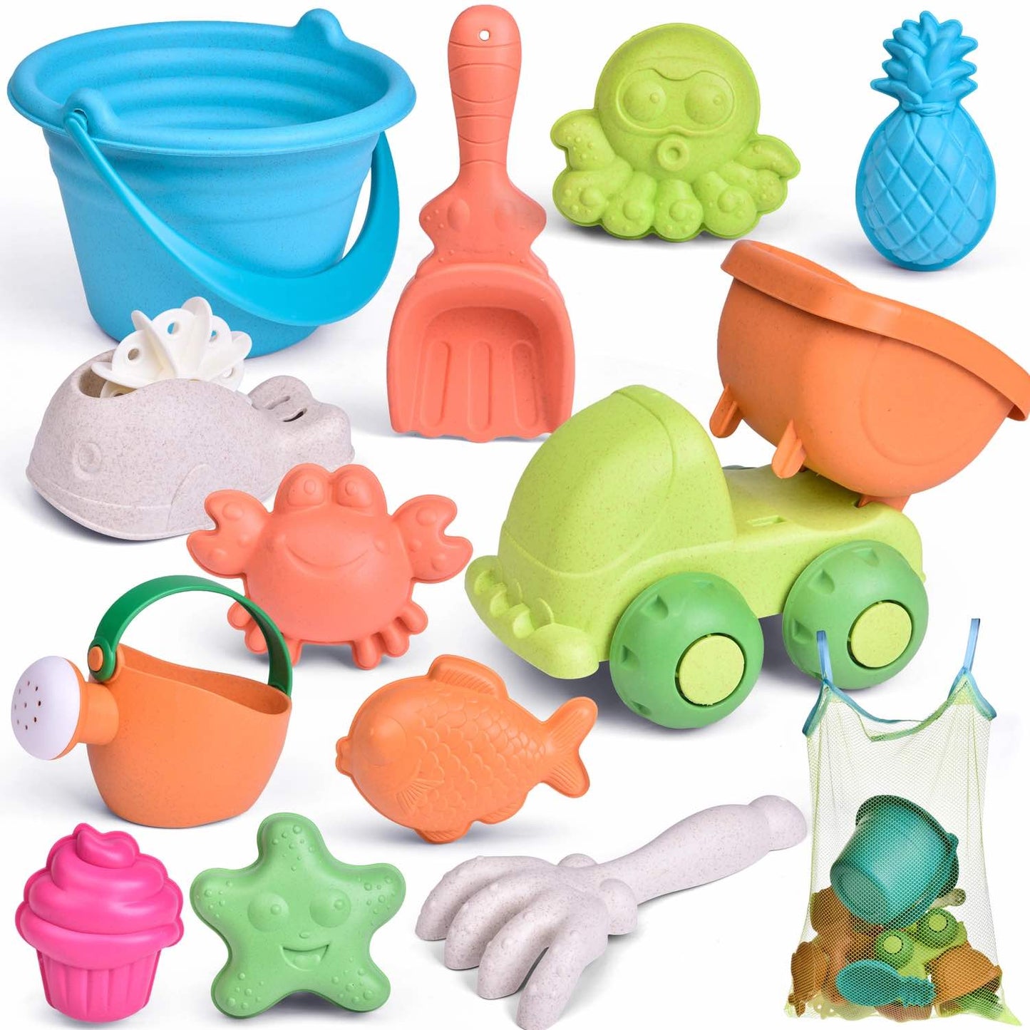 美国Fun Little Toys沙滩玩具12件装