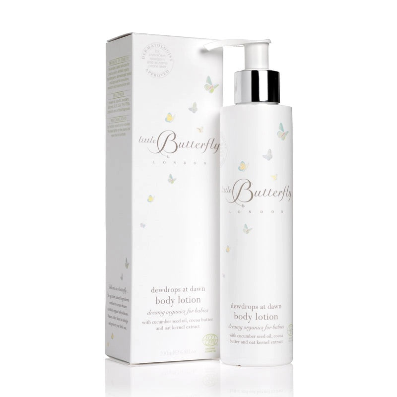 英国Little Butterfly London天然宝宝保湿身体乳200ml