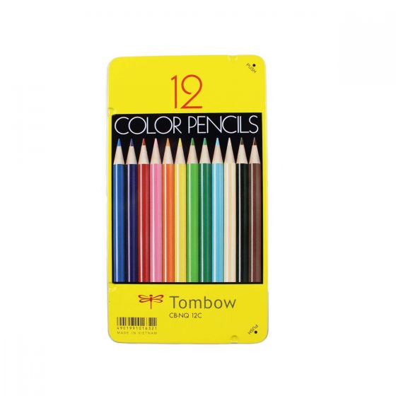 日本百年文具Tombow-1500 Series Colored Pencils - 12PC Set