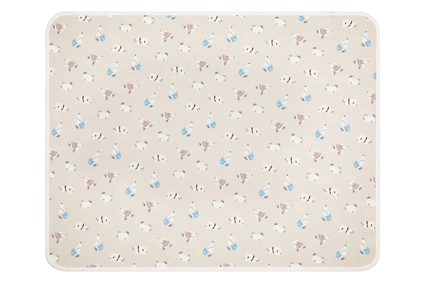 Nest Designs Organic Cotton Waterproof Change Pad (Small) - Polar Bear