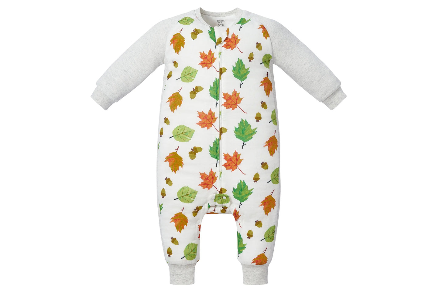 Nest Designs Raglan Bamboo Cozy Footed Sleep Bag 2.5 TOG - Eric Carle Autumn Leaves