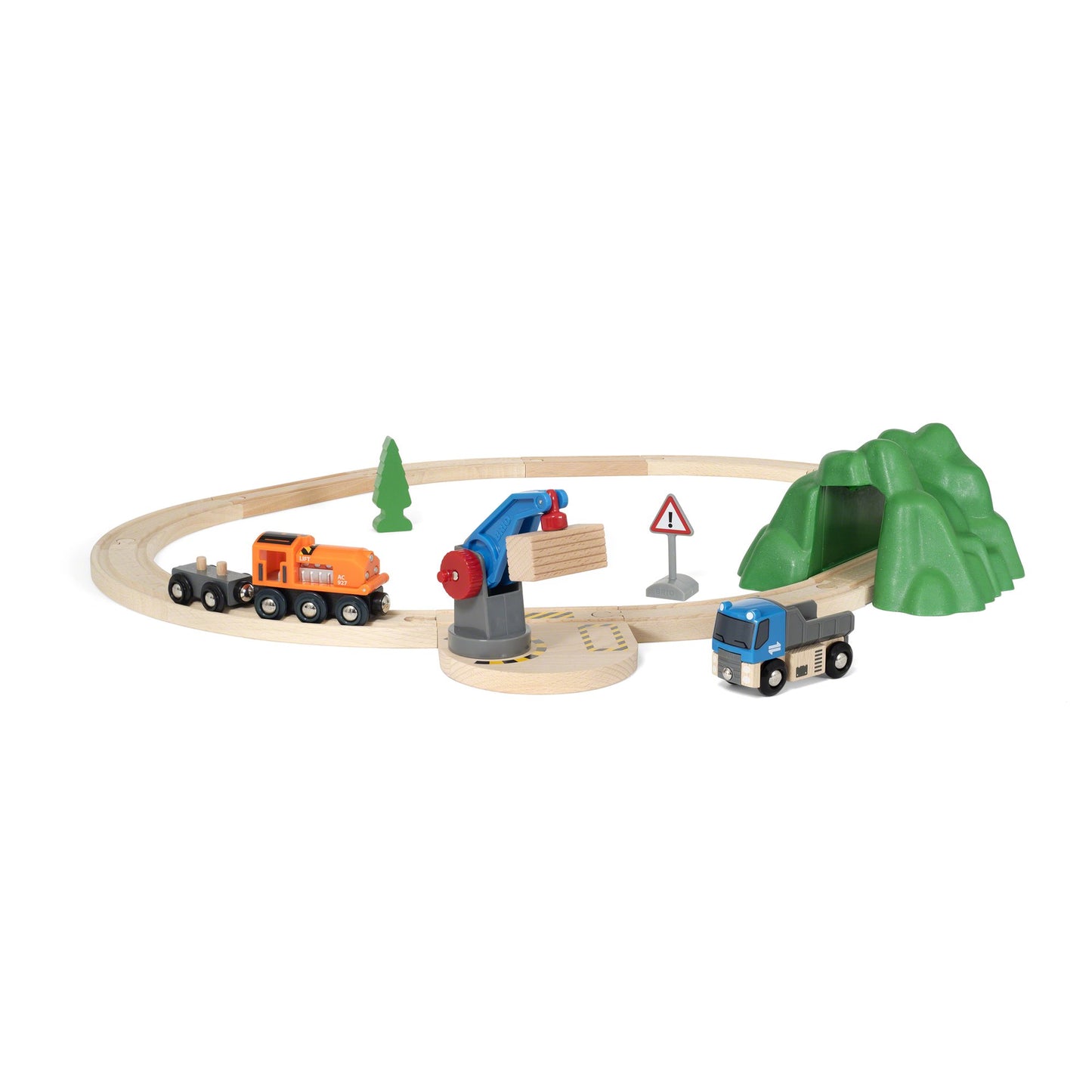 瑞典Brio-Starter Lift&Load Set Wooden Toy Train 33878