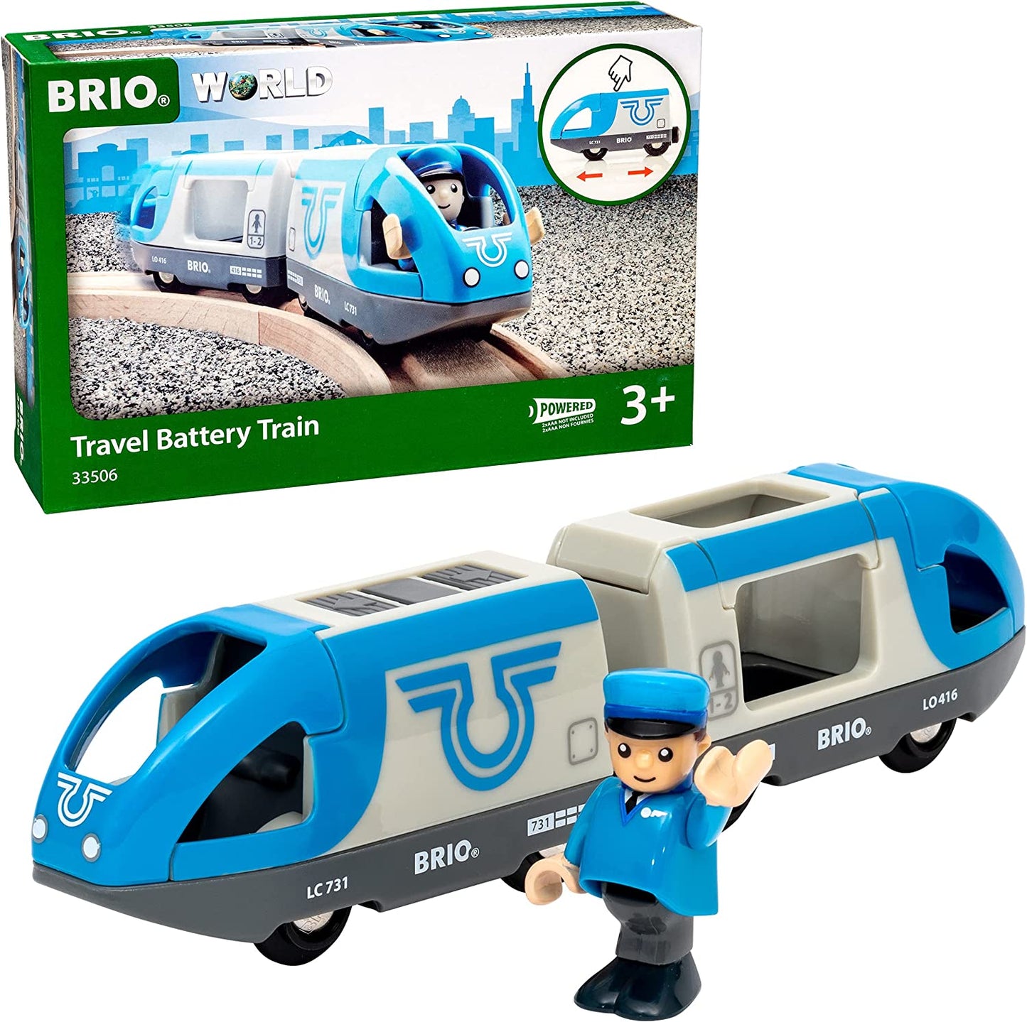 瑞典Brio-Travel Battery Train 33506