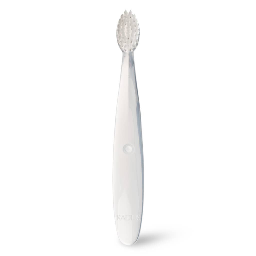 美国RADIUS Pure Brush Toothbrush - 6 Mo+-宽头牙刷,刷的更干净