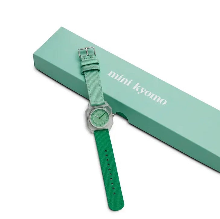 西班牙Mini Kyomo-Green Smoothie watch-日本技术意大利生产