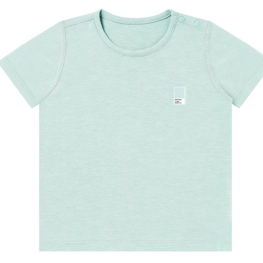 Nest Designs Bamboo Jersey Short Sleeve T-shirt - Pantone Harbor Grey