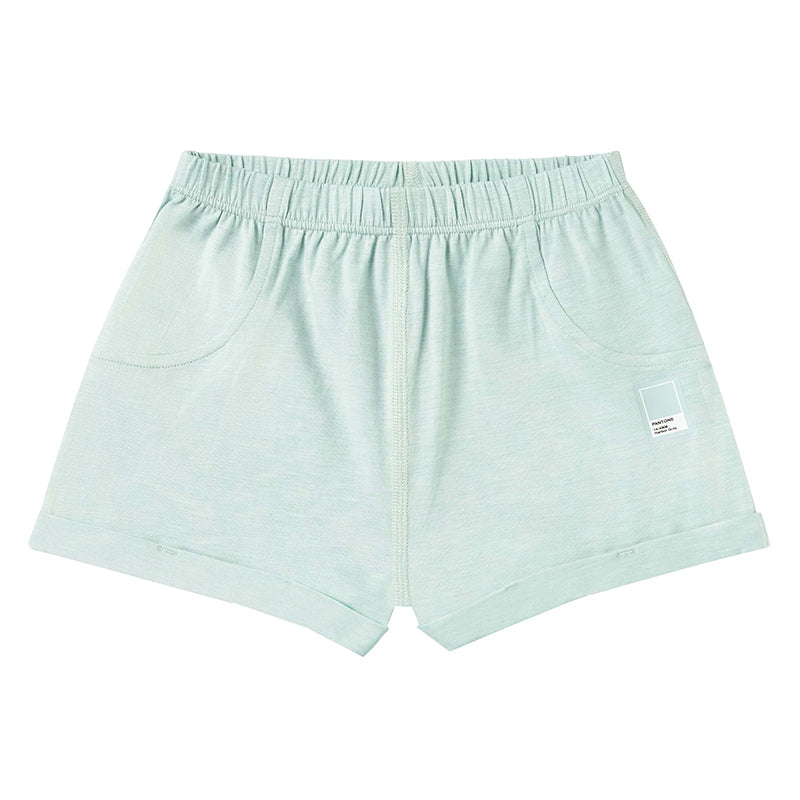 Nest Designs Bamboo Jersey Shorts - Pantone Harbor Grey