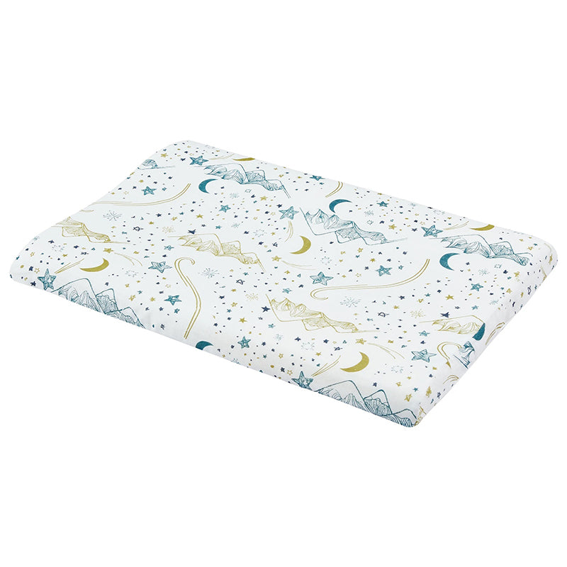 Nest Designs Bamboo Toddler Pillow with Pillowcase (Medium) - Stars White- 55X35