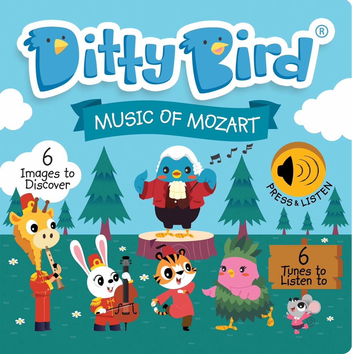 Ditty Bird Musical Book : Music of Mozart | Classical Music
