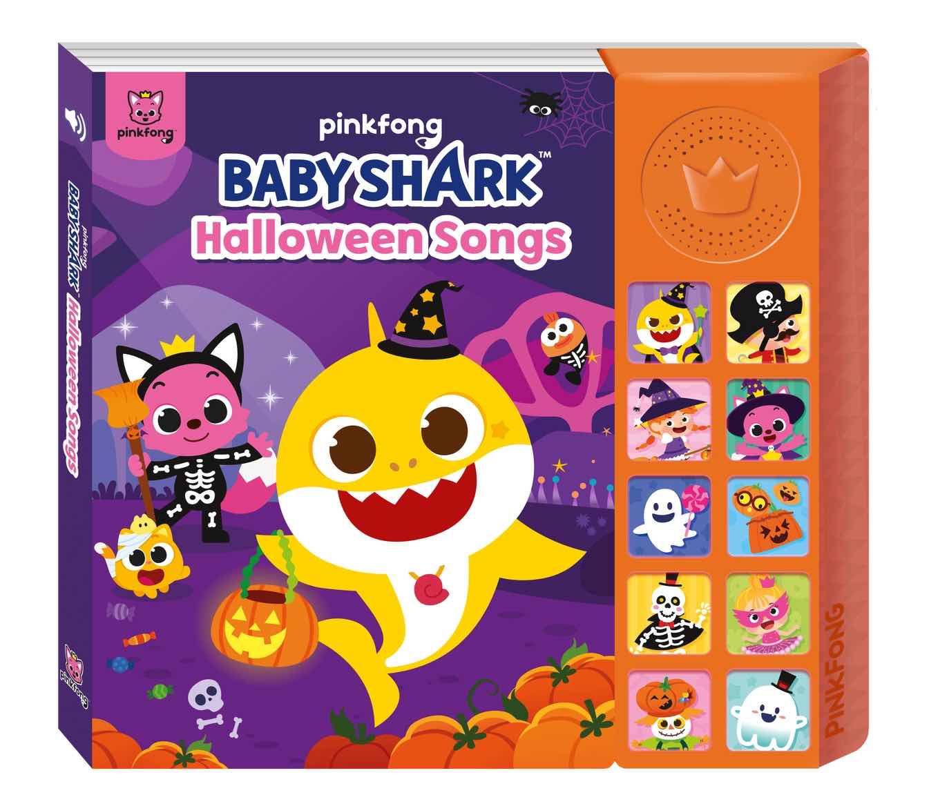 韩国Pinkfong Baby Shark Halloween Songs Sound Book