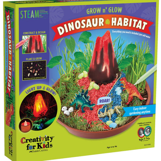 德国Faber Castell Grow N’ Glow Dinosaur Habitat-感官培养