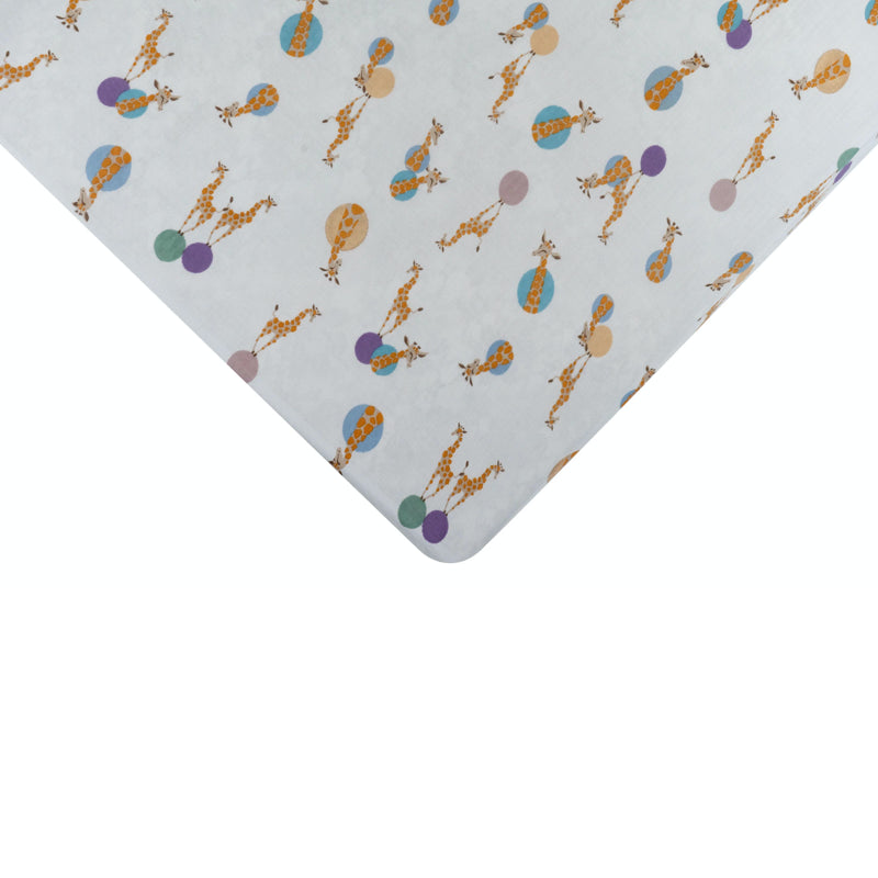 Nest Designs Bamboo Fitted Crib Sheet - Giraffe Shapes