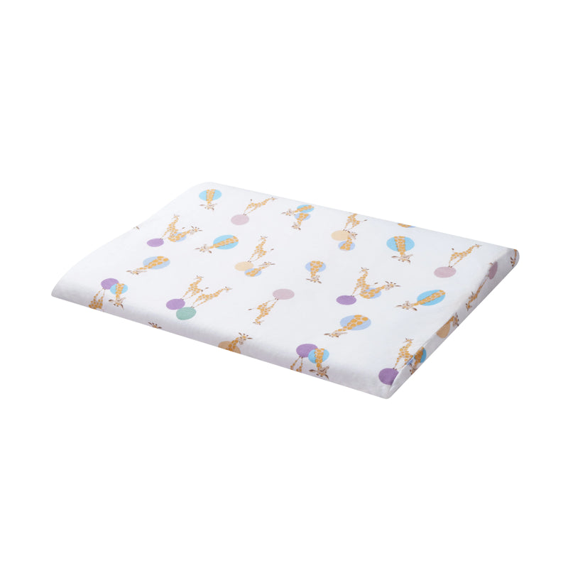 Nest Designs Bamboo Jersey Toddler Pillow and Pillowcase (Medium 55X 35) - Giraffe Shapes