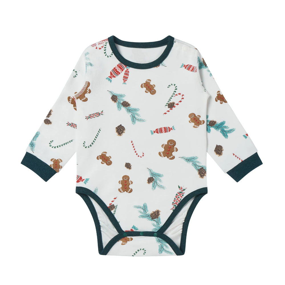 Nest Designs Organic Cotton Long Sleeve Onesie - Christmas Day!