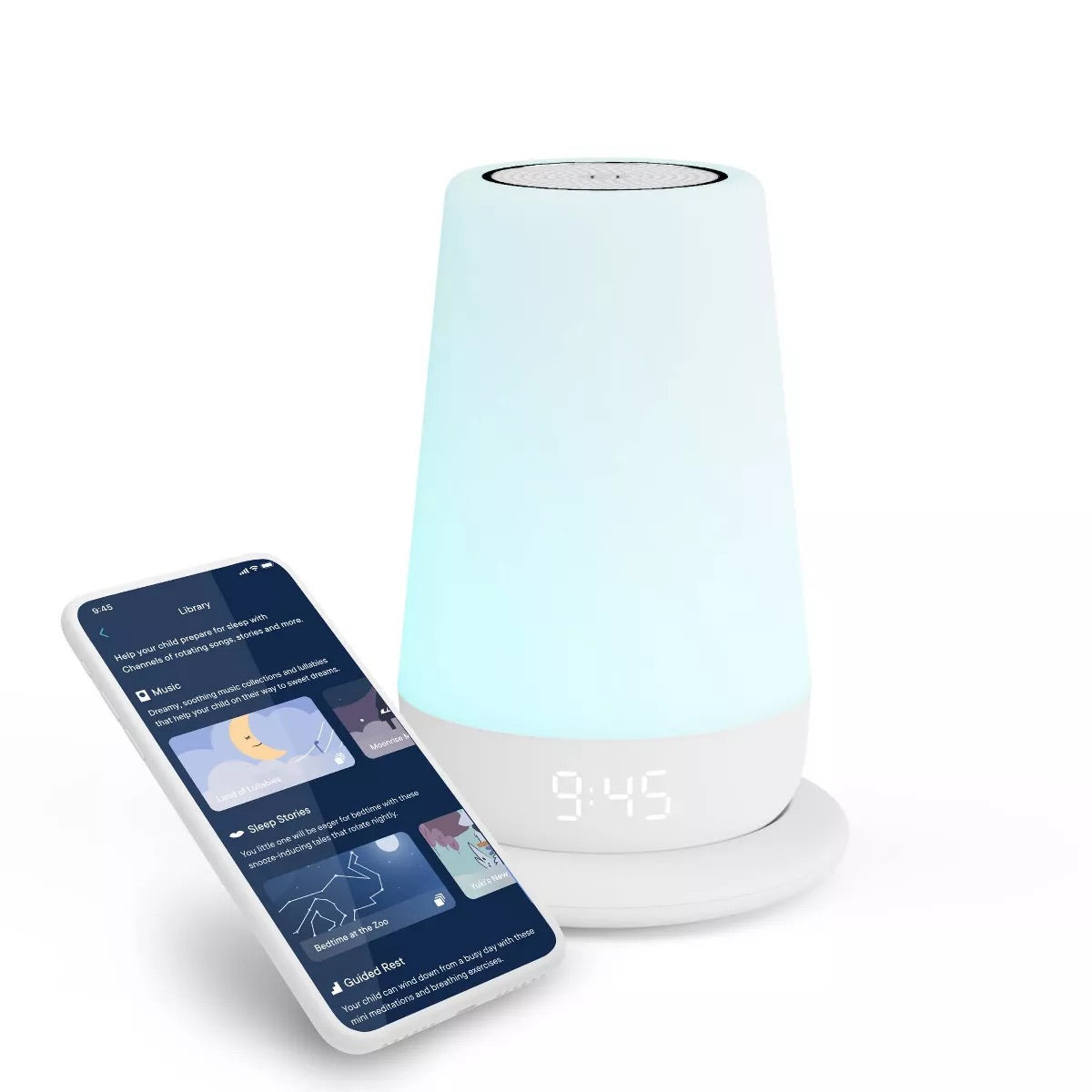 美国 Hatch Rest+ 2nd gen Sound Machine-哄睡神器,18种自然声(含白噪音),可充电移动