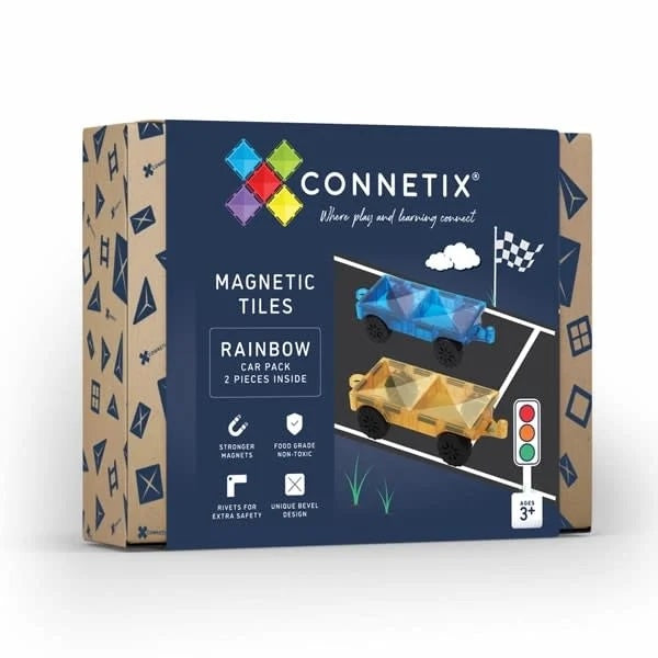 澳洲Connetix磁力片天花板-2 Piece Car Pack